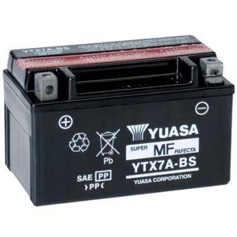 BATTERIA YUASA YTX7A-BS 6AH codice AP9100512 Originale per Aprilia SXV RXV 450 E 550 entra anche alte applicazioni